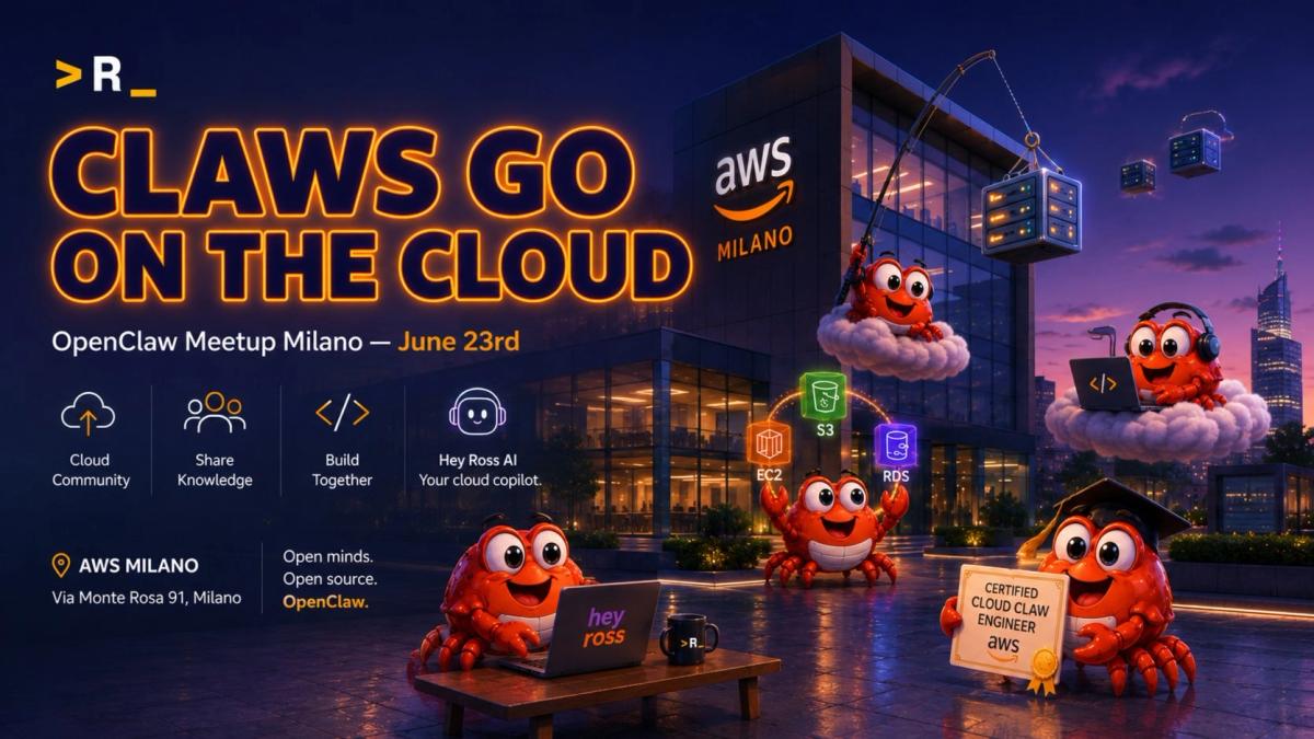 OpenClaw Milano #3: Claws go on the Cloud