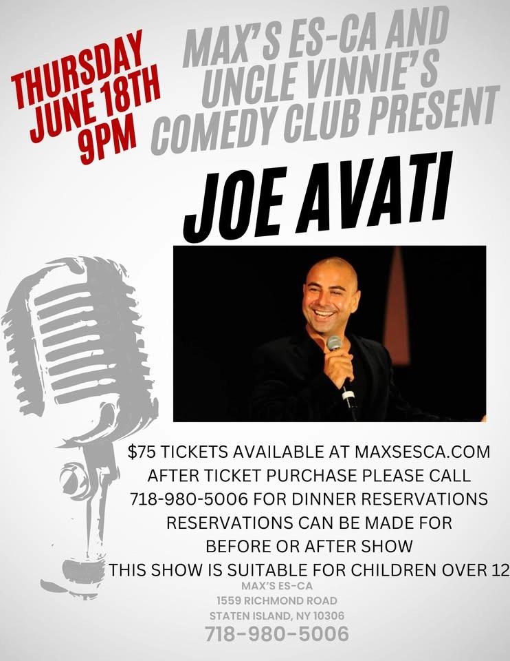 Comedian Joe Avati