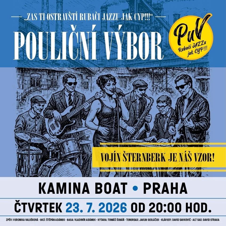 Pouliční výbor 🎶KAMINA BOAT • PRAHA🕺🏻