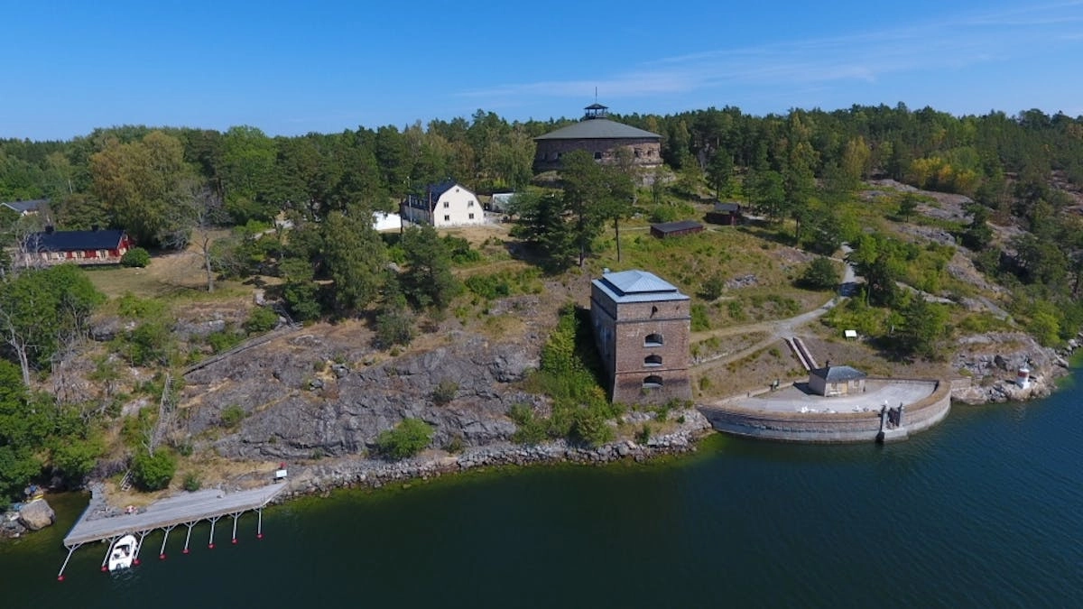 Fredriksborg Fästning guidning och historia