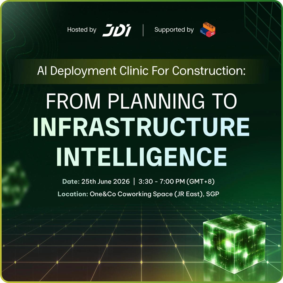 AI Deployment Clinic for Construction: From Planning to Infrastructure Intelligence