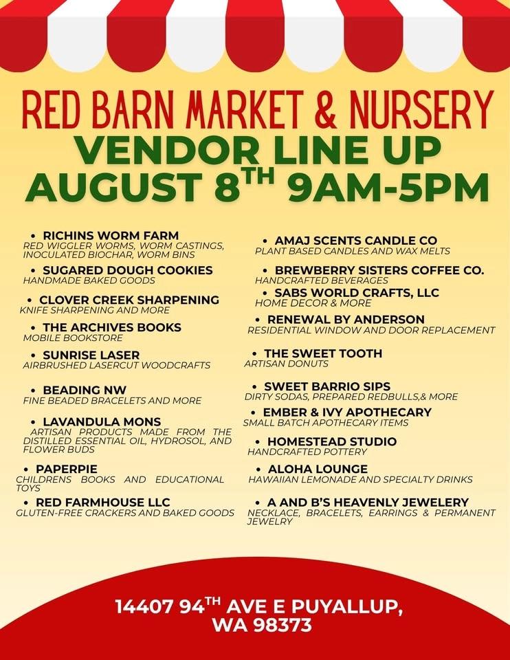 August Vendor Market
