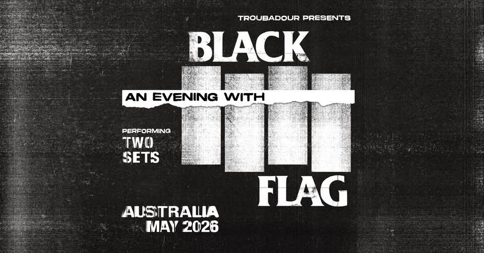 BLACK FLAG // Live at Crowbar, Sydney