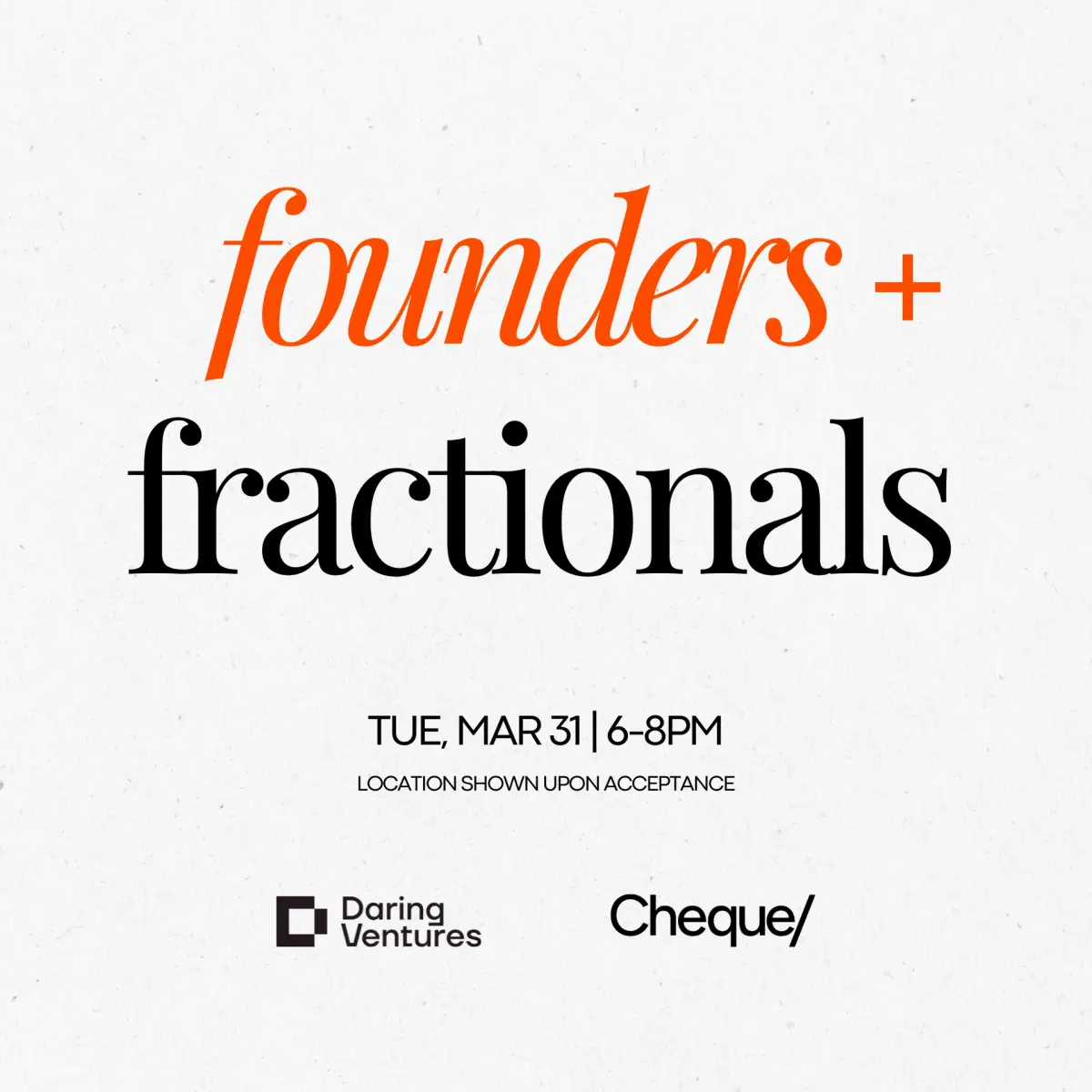 Founders & Fractionals