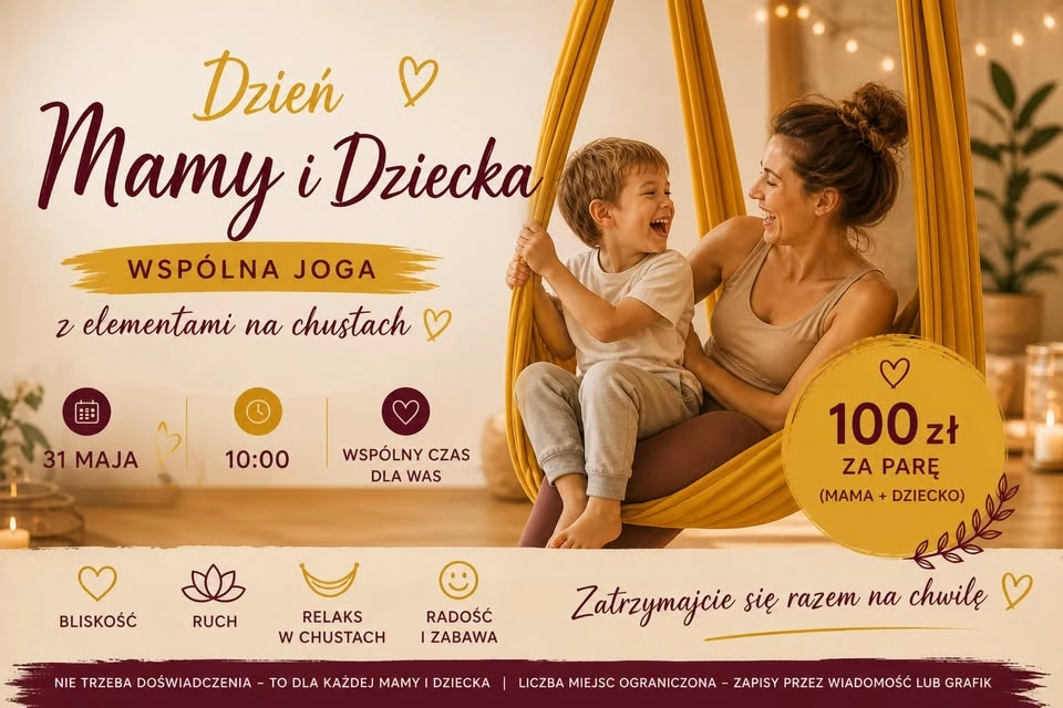 Dzień Mamy i Dziecka – wspólna joga