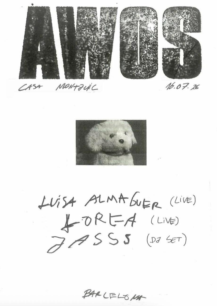 AWOS presenta Luisa Almaguer + Lorea + JASSS