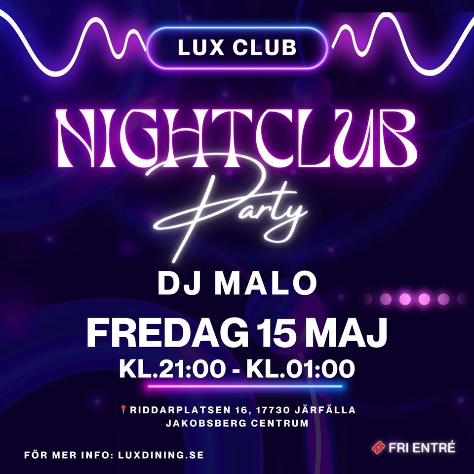LUX CLUB – DJ MALO 🎧🪩🔥