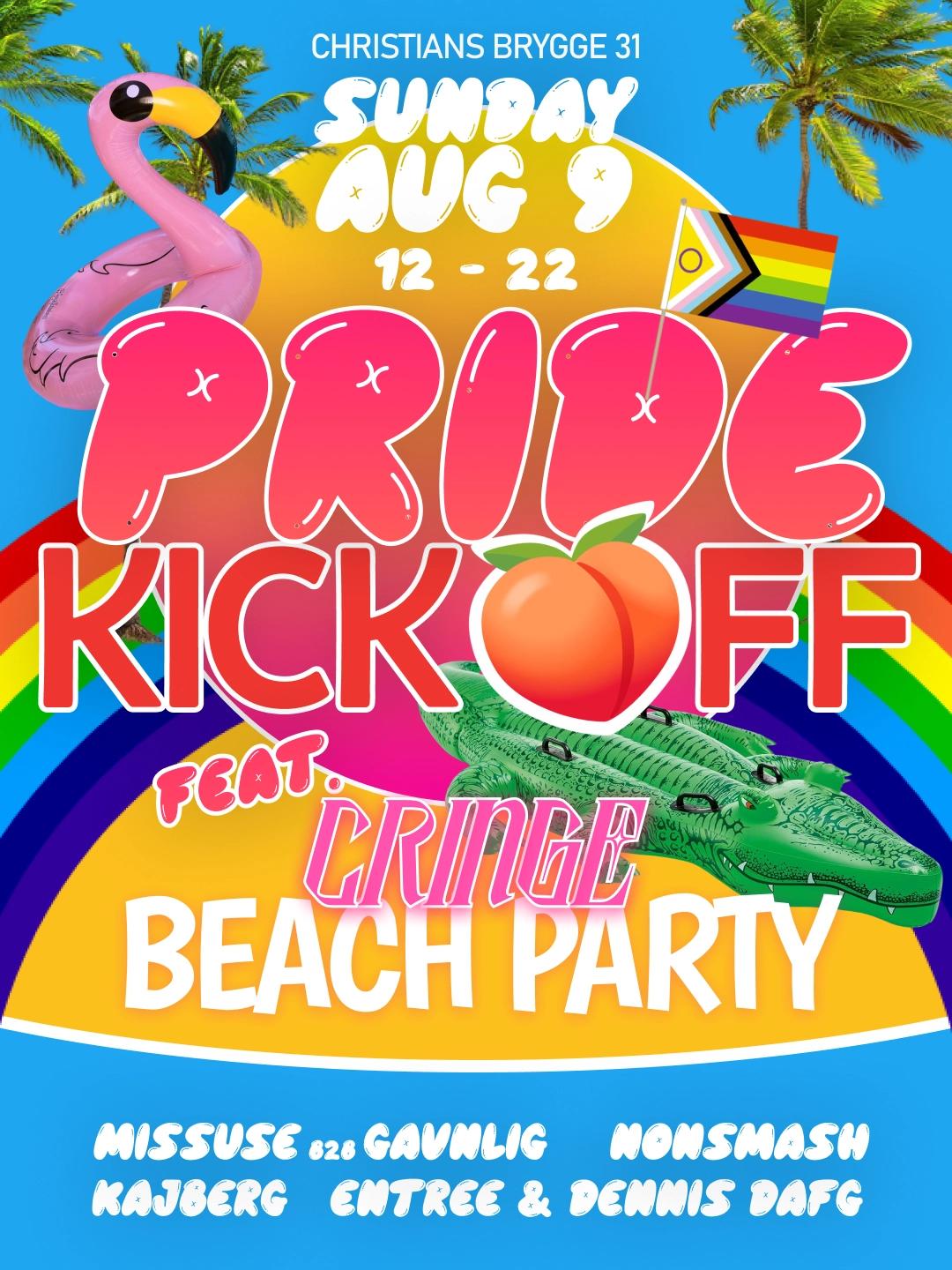 Pride Kickoff - Outdoor Daytime Party feat. CRINGE Beach Party