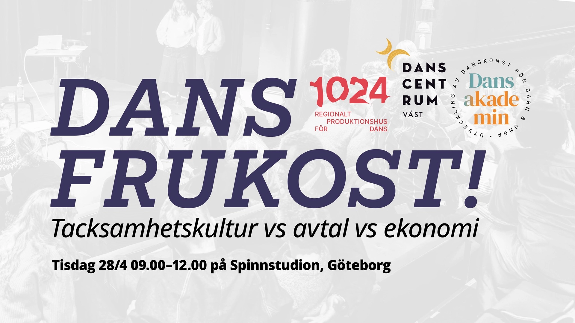 DANSFRUKOST 28/4 på Spinnstudion, Gbg
