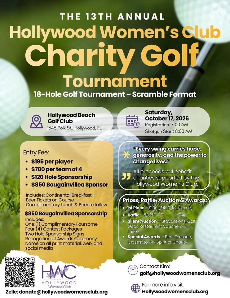 13th Annual Hollywood Women's Club Charity Golf Tournament