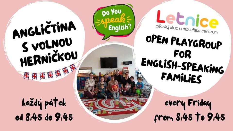 Open playgroup for english-speaking families