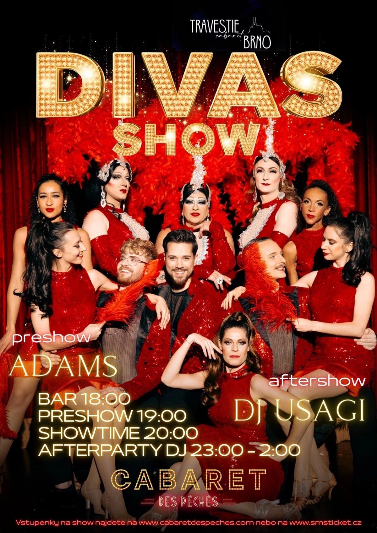 Travestie Cabaret Brno: Divas Show