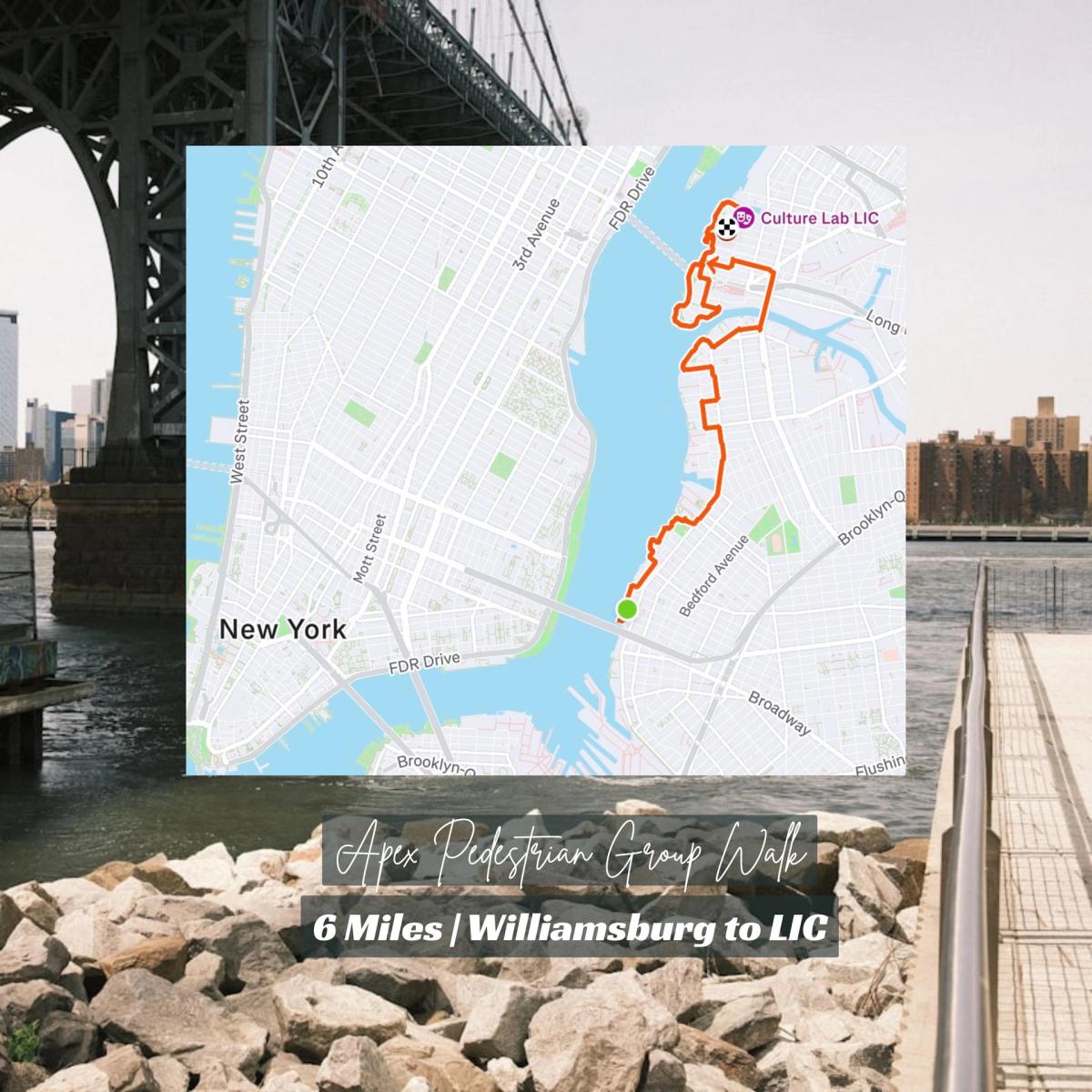 Williamsburg to LIC Waterfront Group Walk