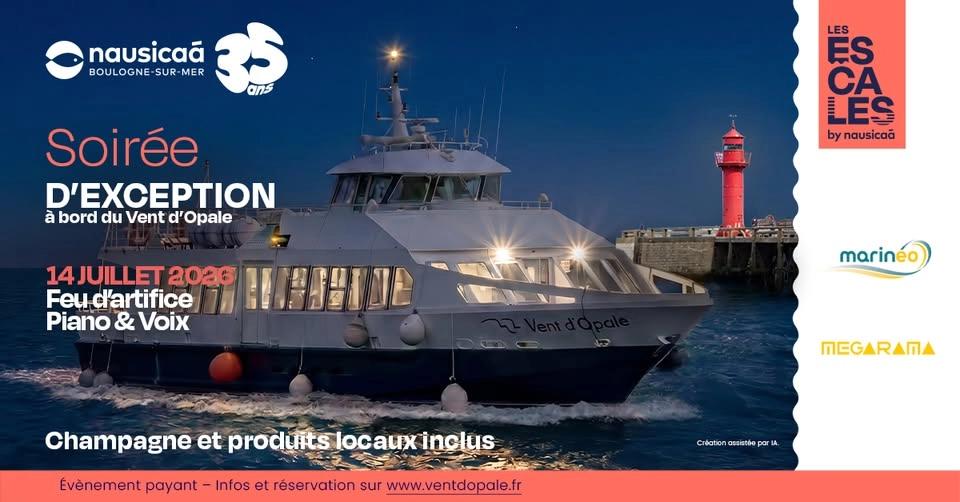Soirée d'exception à bord du Vent d'Opale