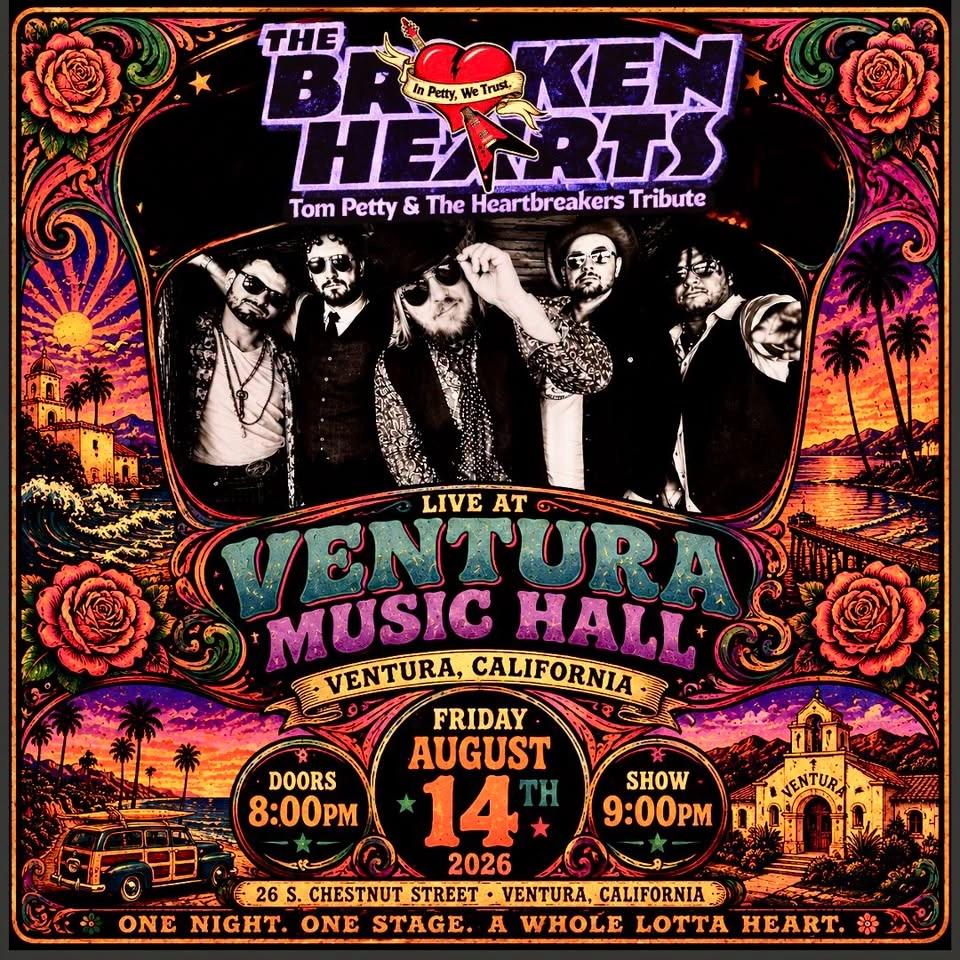 FL Tom Petty Tribute - THE BROKEN HEARTS at Ventura Music Hall