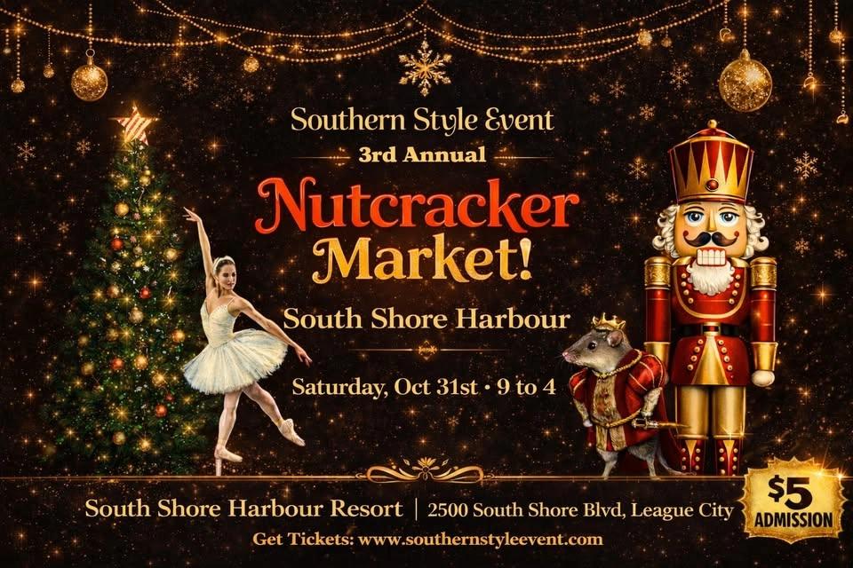 Southern Style Event 3rd Annual Nutcracker Market at South Shore Harbour