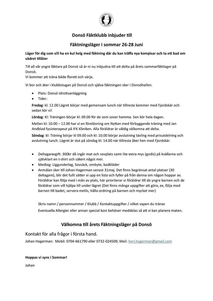 Sommarfäktläger 2026