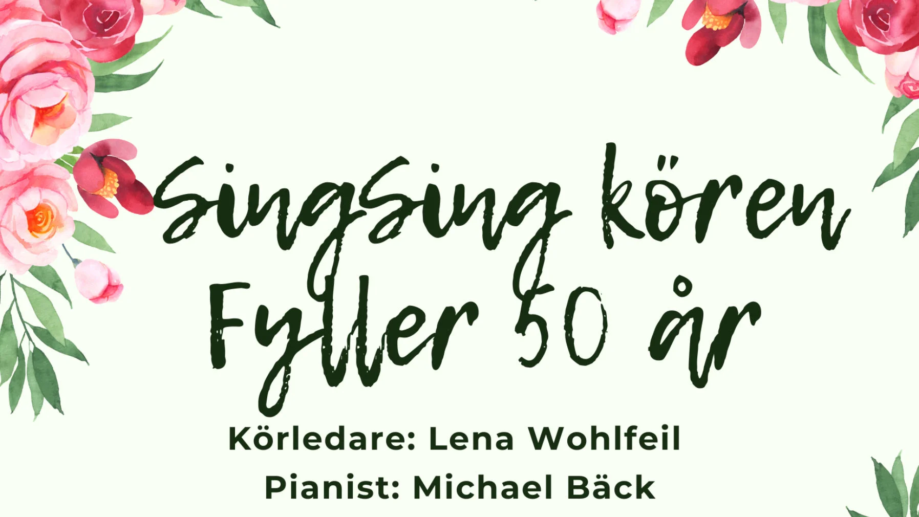 SingSing kören fyller 50 år!