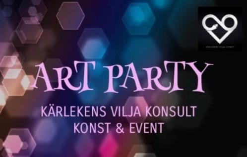 Art Party Rådhuscaféet 🎨🎶🥂 : KATARINA EKLUND & ERIK BIRRA BJÖRK,DJ Wildspirit 🎶