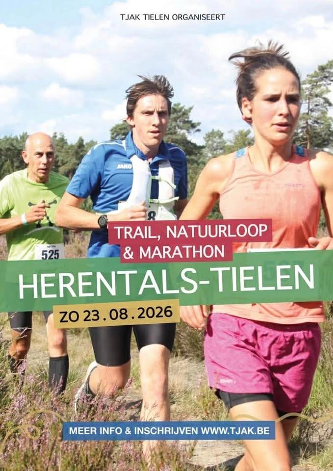 Trail- en natuurloop Herentals-Tielen 🚂 Marathon, halve marathon, 10 Miles en 12km 🏃♀️🏃🏃♂️