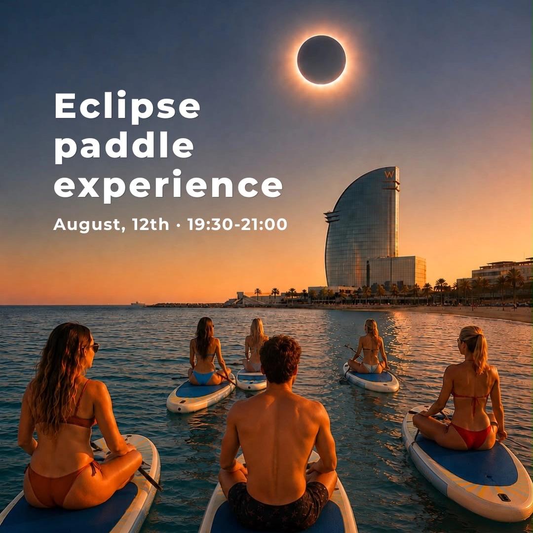 🌘 Eclipse en el Paddle | Vive el eclipse desde el mar 🌊