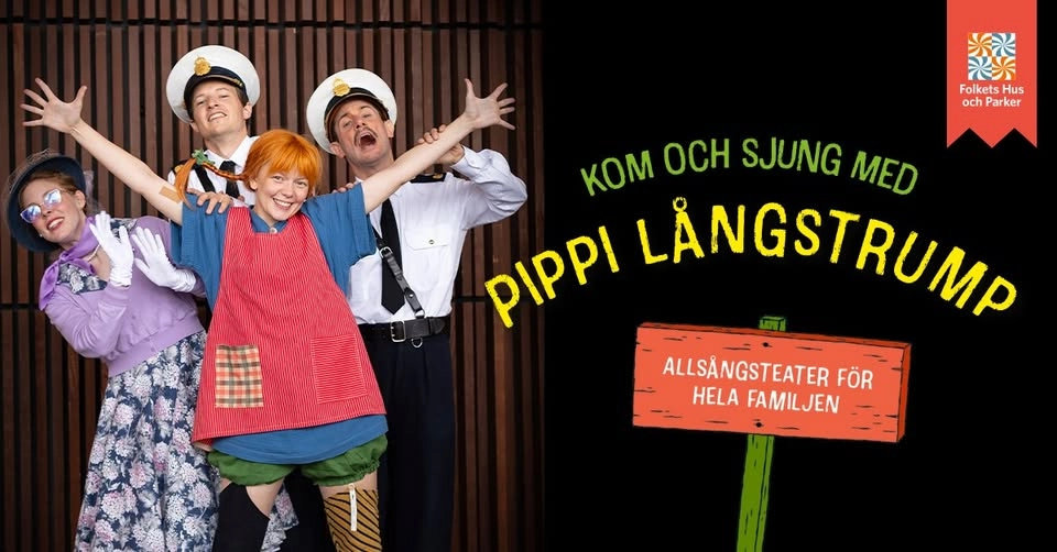 Familjedag på Lilltorpet med föreställningen "Kom och sjung med Pippi Långstrump"