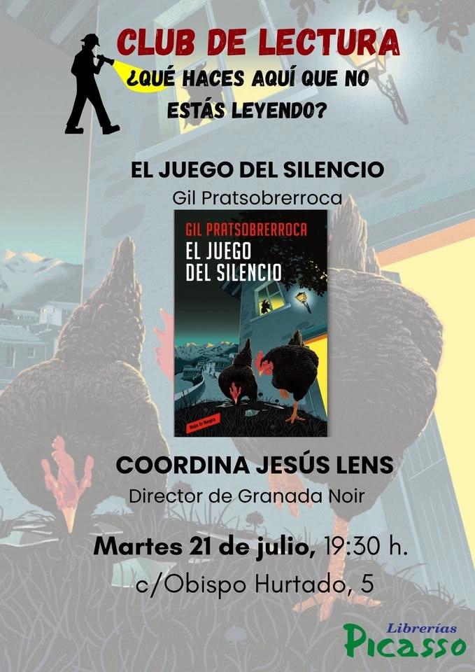 Club de lectura “¿Qué haces aquí que no estás leyendo”- El juego del silencio