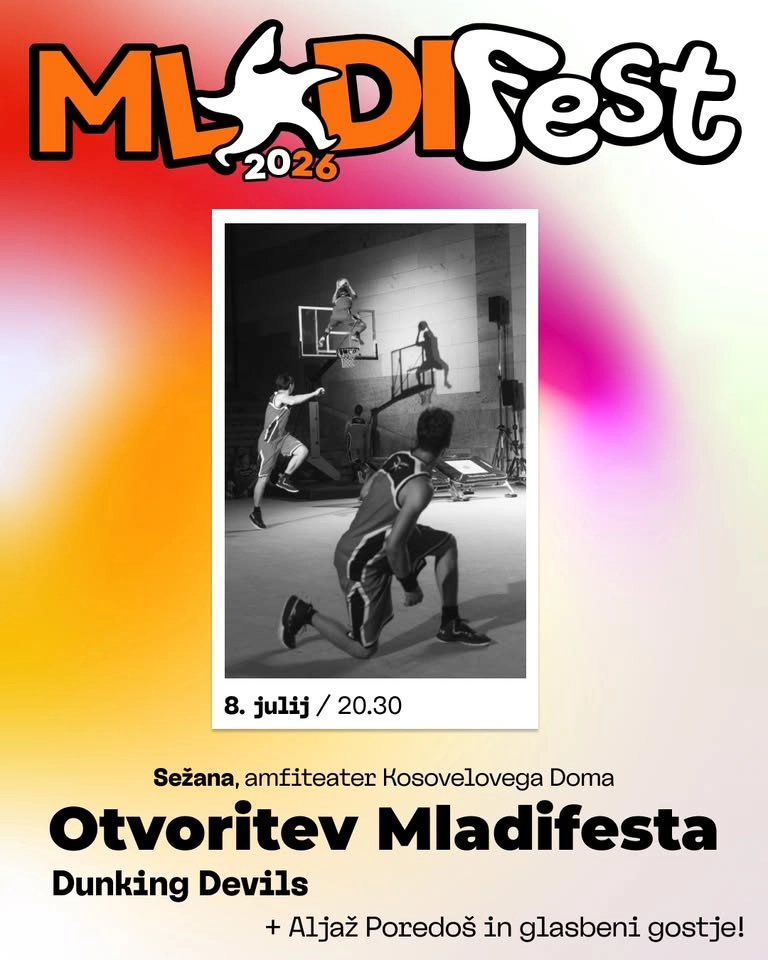 OTVORITEV MLADIFESTA 2026 | Dunking Devils, Aljaž Poredoš in glasbeni gostje