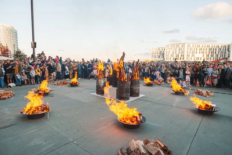Sankt Hans aften på Sandkaj