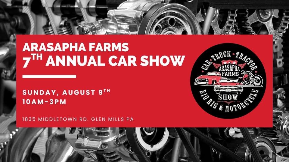 7th Annual Car Show at Arasapha Farms