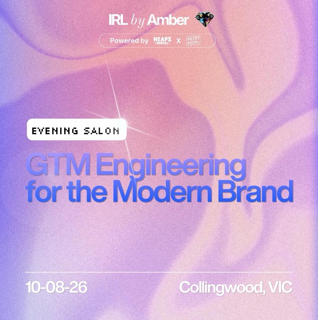 GTM Engineering for the Modern Brand. ~ An Evening Salon.