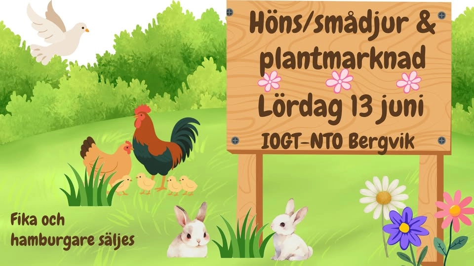 Höns/smådjur & plantmarknad