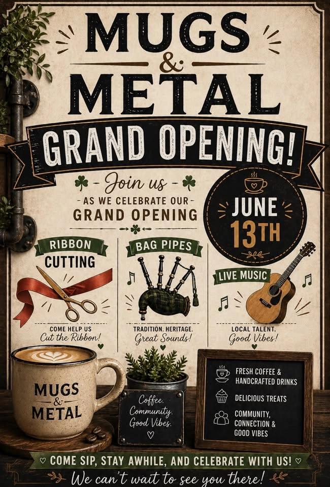 Tír Na nÓg Mugs & Metal Grand Opening