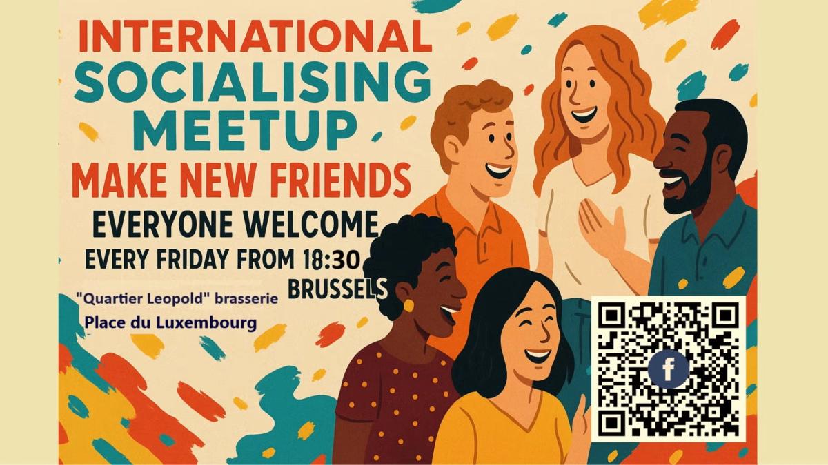 ๐EuroMeet: Connecting with International Friends in Brussels Every Friday๐ป๐