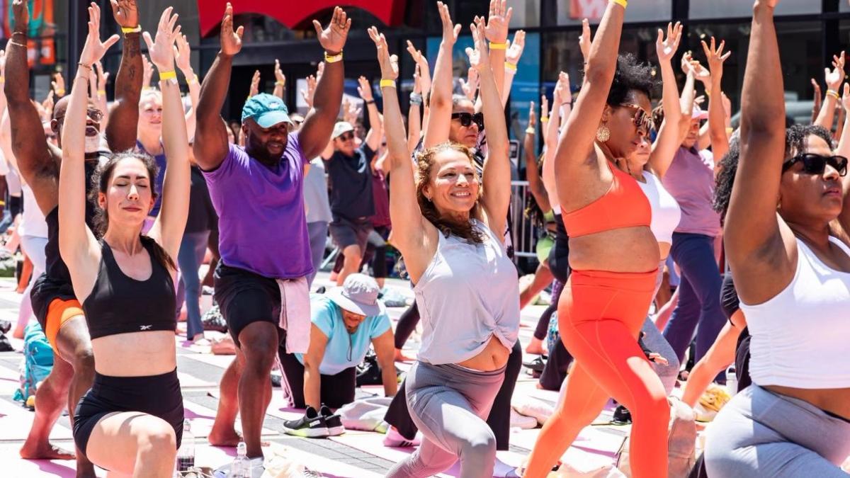 24th Annual Solstice in Times Square: Mind Over Madness Yoga