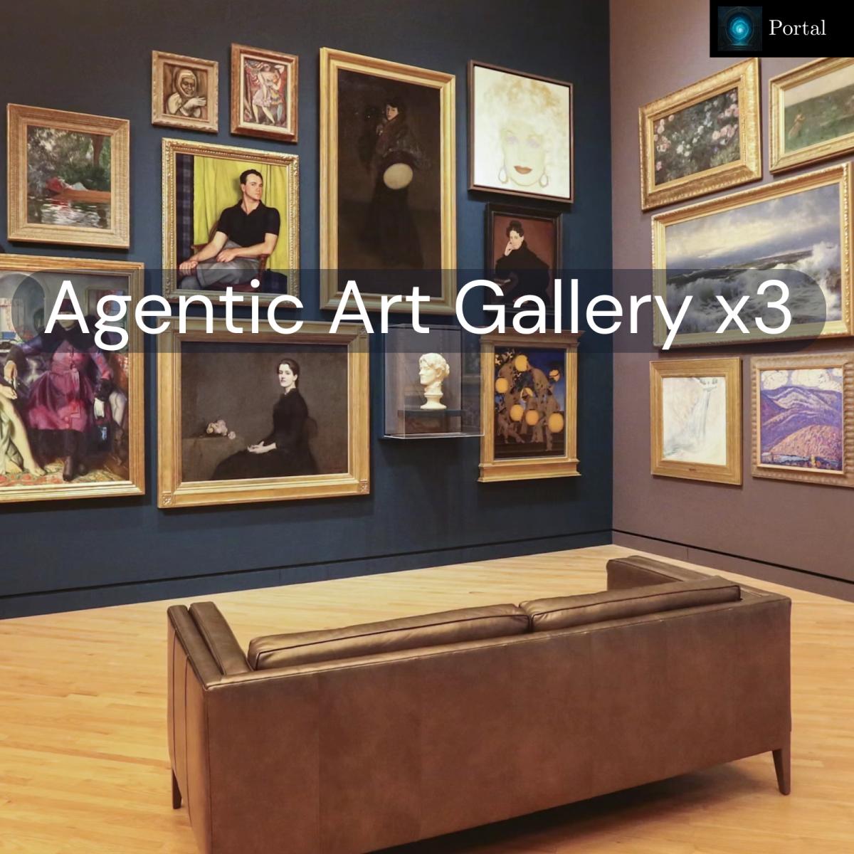Art Gallery for Agents (Portal x3)