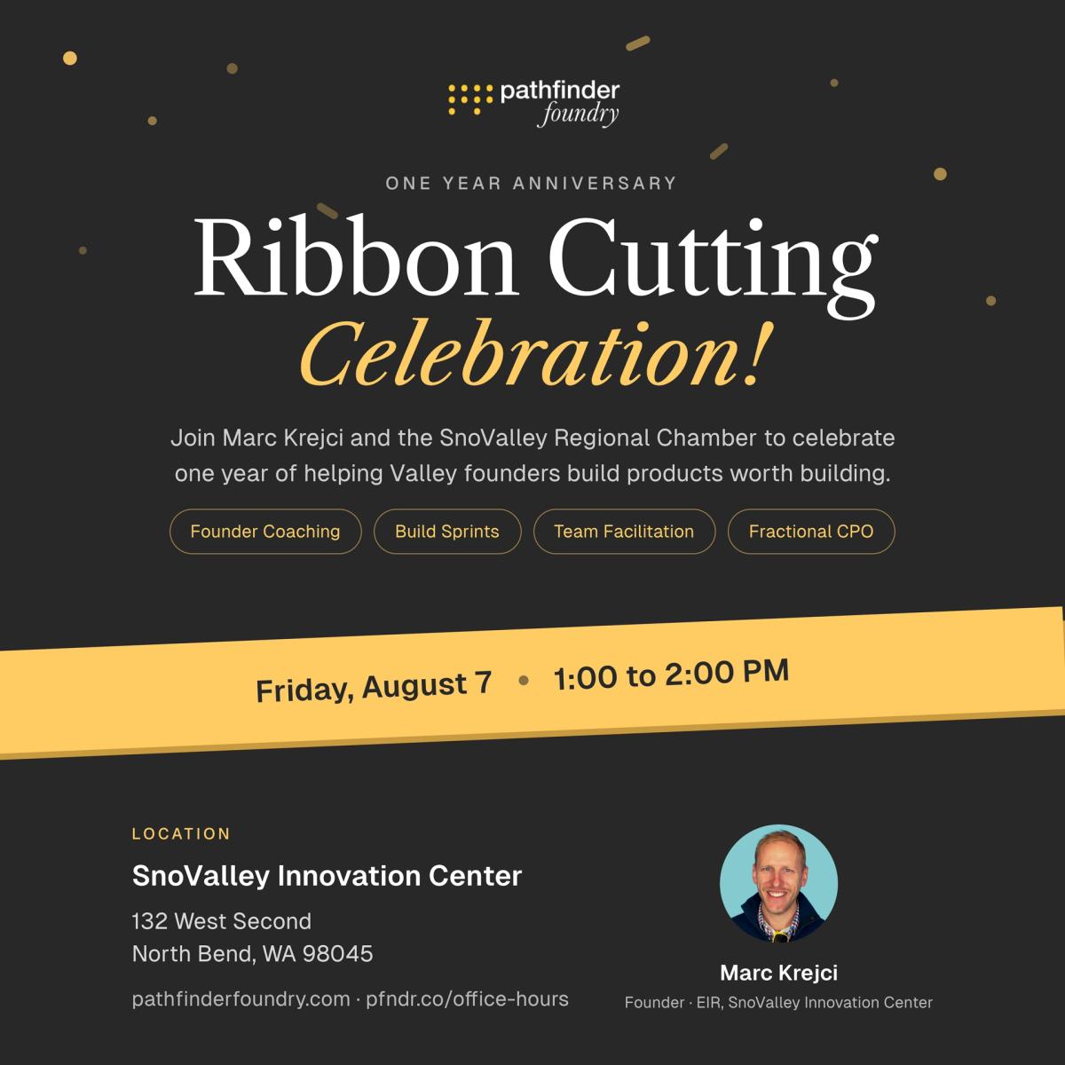 1yr Ribbon Cutting Celebration
