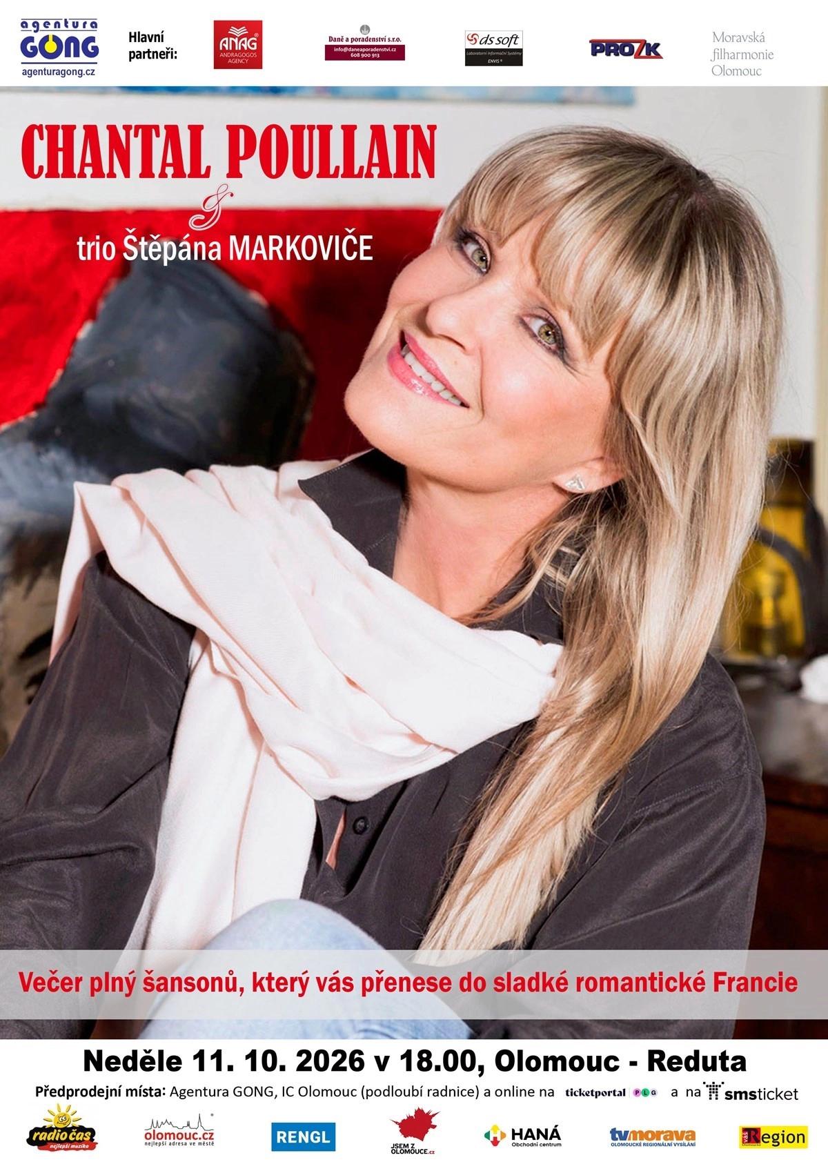 Chantal Poullain a trio Štěpána Markoviče
