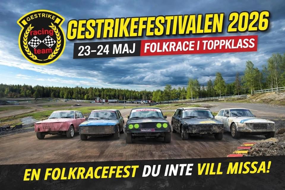 Gestrikefestivalen 2026 - 20års jubileum 🥳🏁