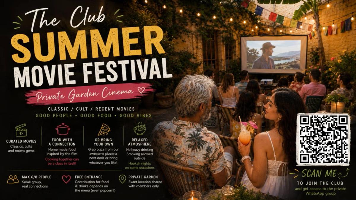🎬 The Club – Summer Movie Festival (Private Garden)