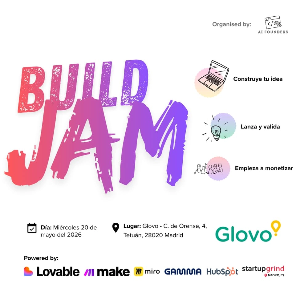BuildJam - AI Founders by Startup Grind Madrid