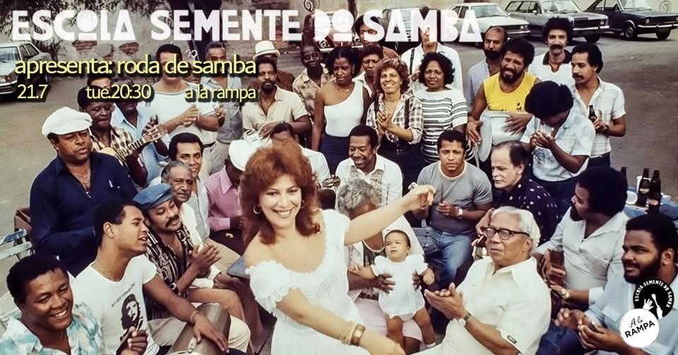 Roda De Samba - Escola semente do samba - מעגל סמבה ברמפה לכבוד סיום השנה