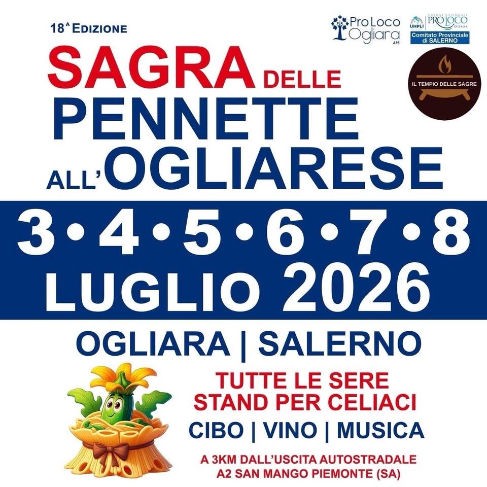 Sagra delle Pennette all’Ogliarese ~ 18ª edizione