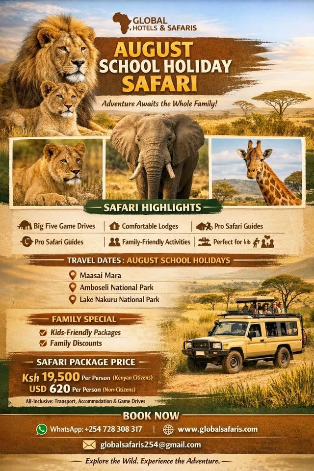 august school holiday tour