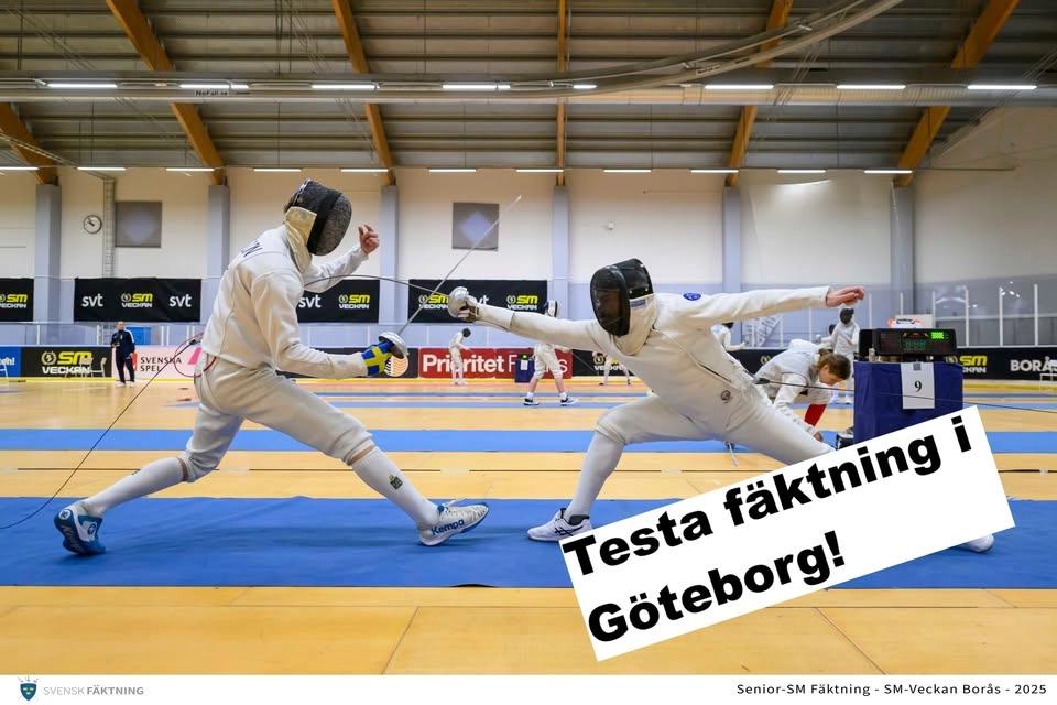 Testa fäktning gratis – två tillfällen i april!