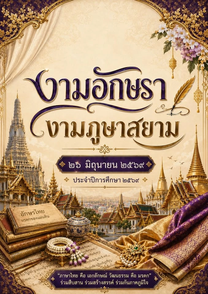 งามอักษรา งามภูษาสยาม
