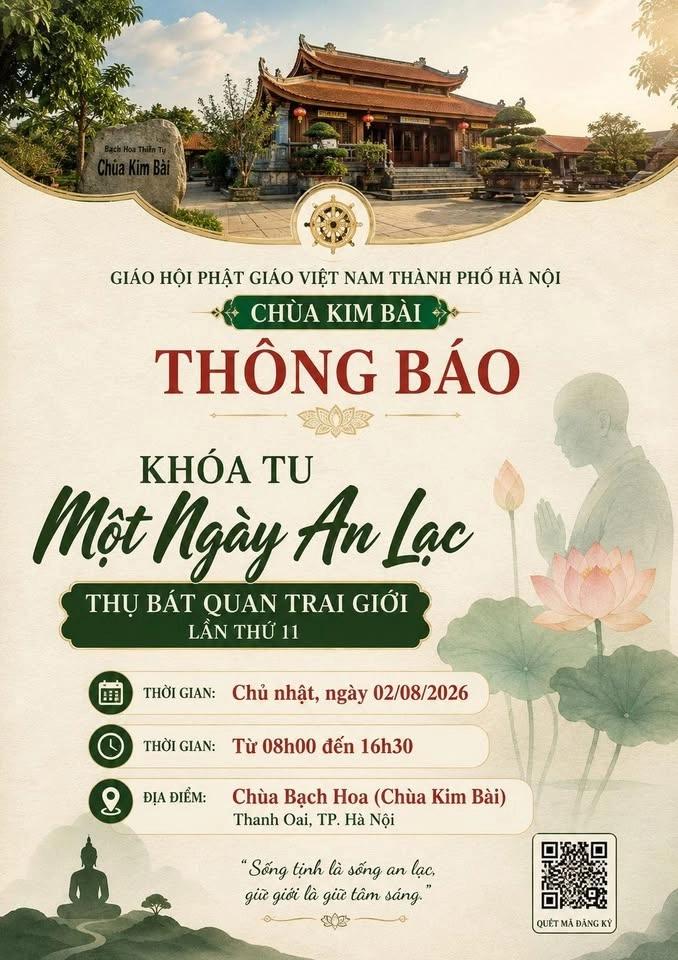 Khóa Tu Một Ngày An Lạc