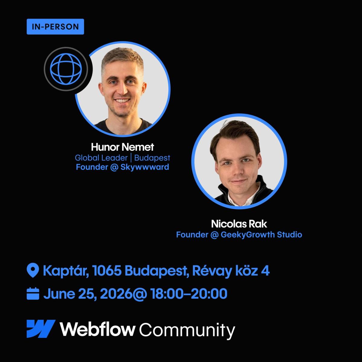 Budapest Webflow Meetup #1: Scalable Webflow Systems & Automation