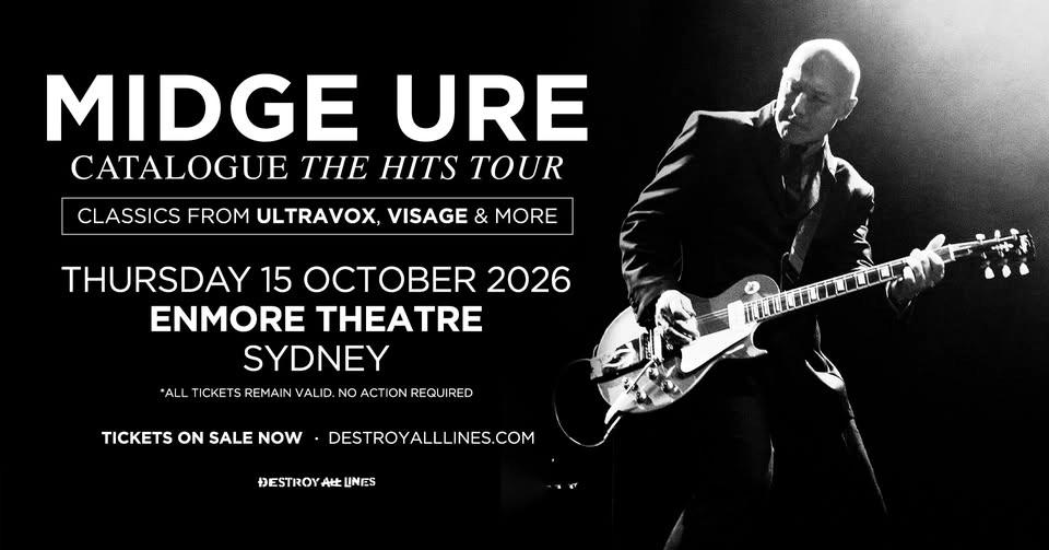 Midge Ure // Sydney // Catalogue 𝘛𝘩𝘦 𝘏𝘪𝘵𝘴 Tour // Enmore