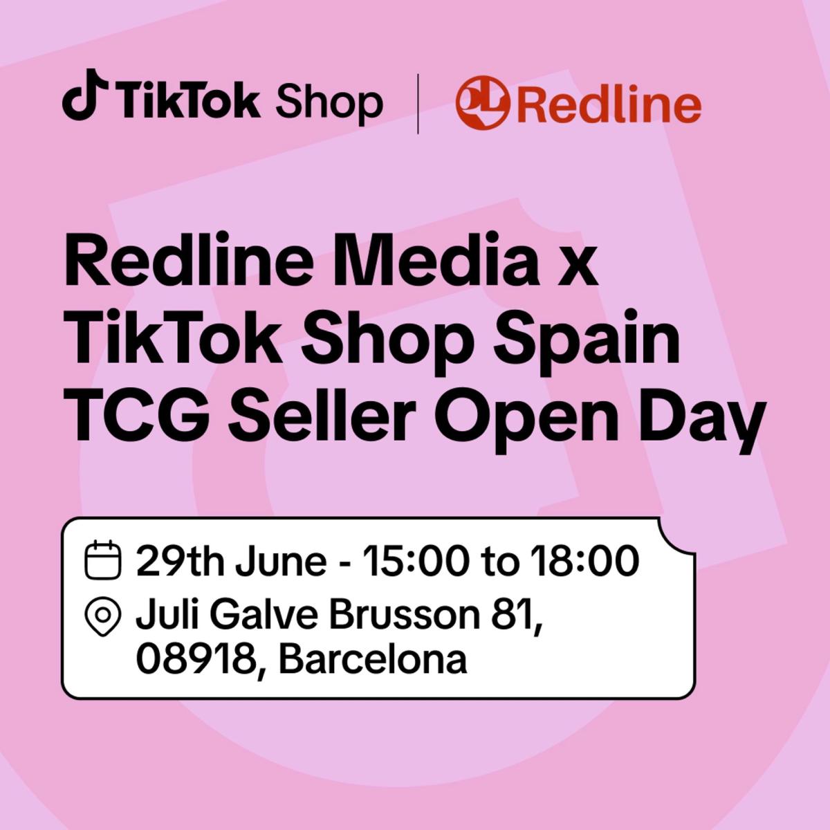 Redline Media x TikTok Shop Spain Collectibles Seller Open Day